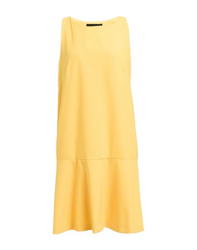 Boutique Moschino Woman Mini Dress Yellow Size 4 Polyester, Elastane