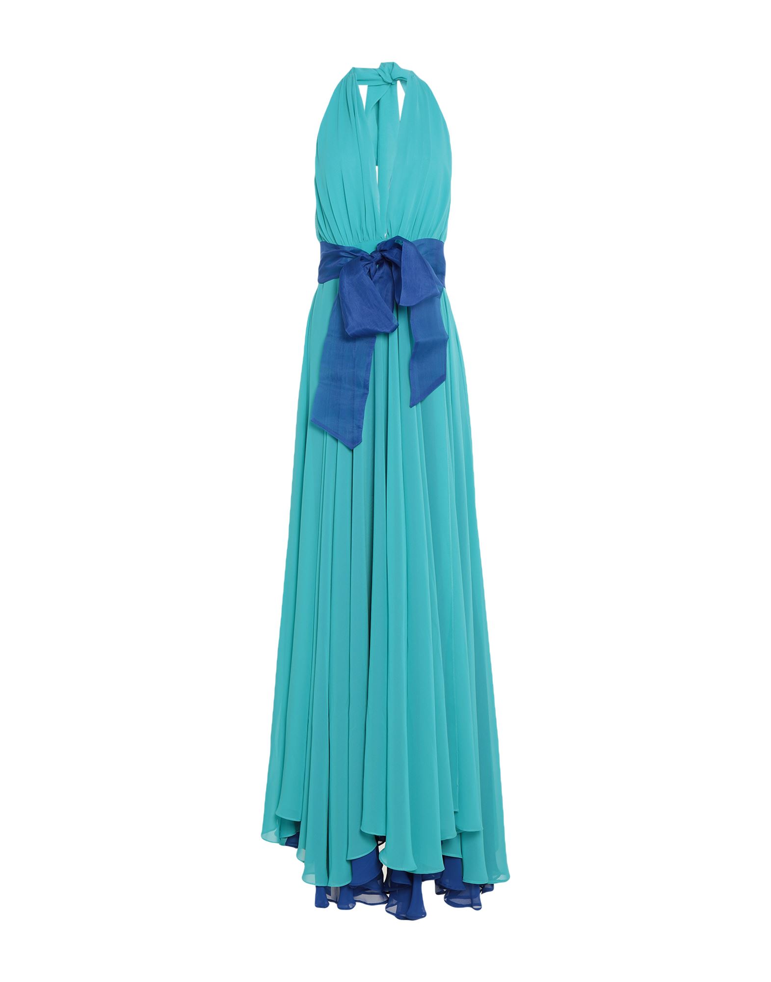 Hanita Long Dresses In Turquoise