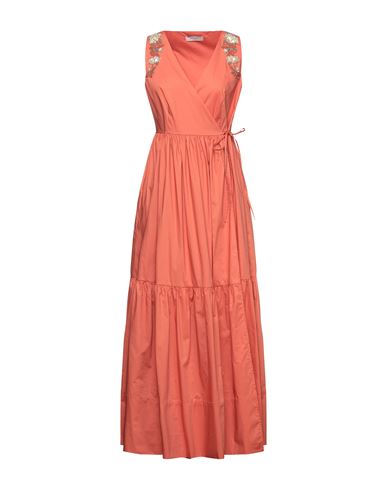 Maxi-Kleid Damen Koralle 32 Damen