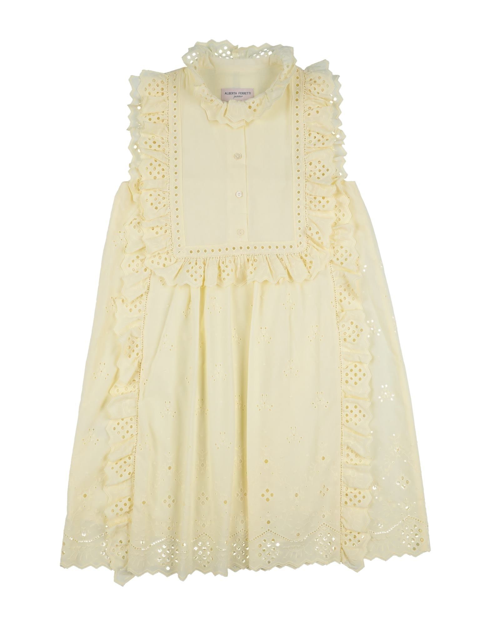 Alberta Ferretti Kids' Dresses In Yellow