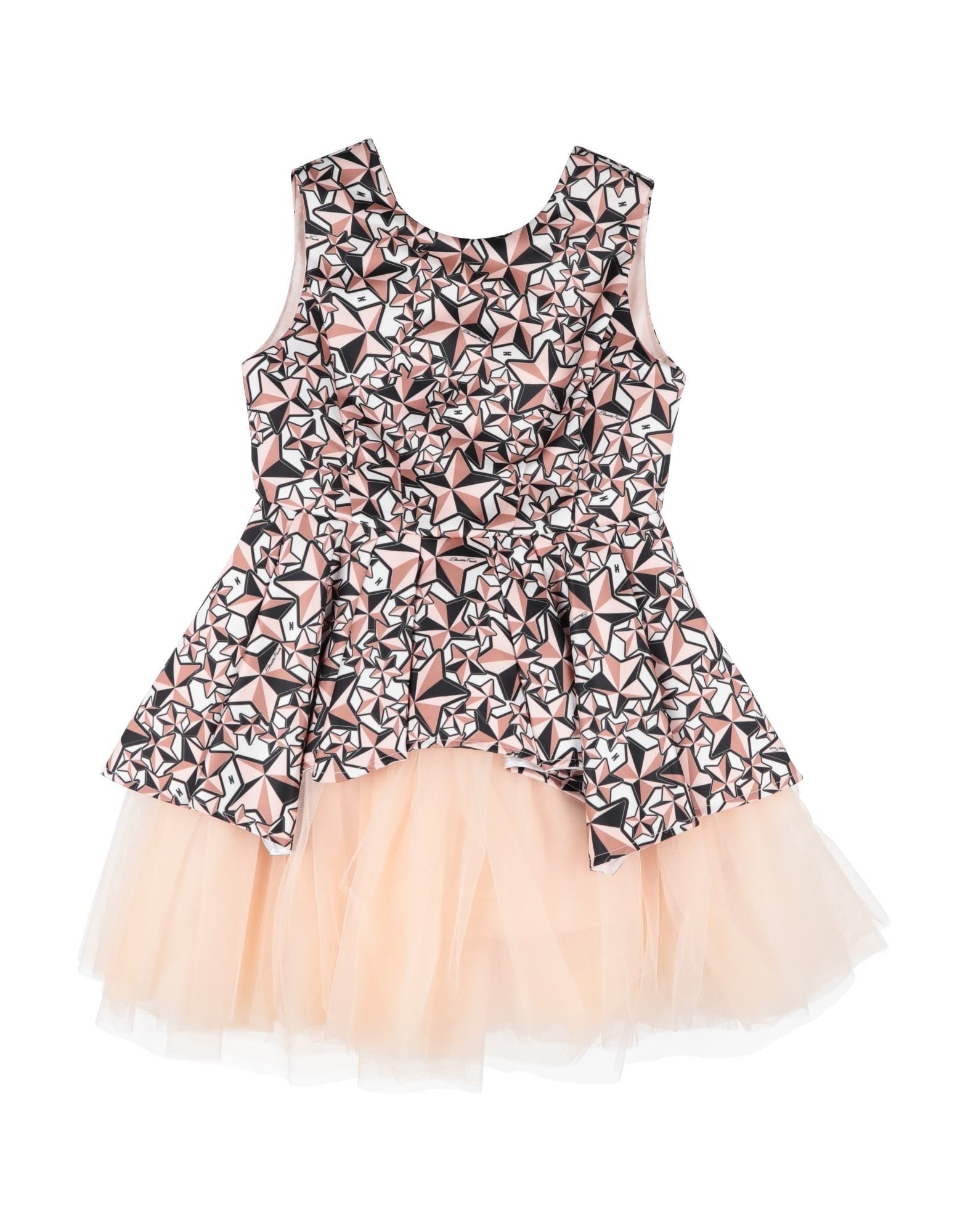 Elisabetta Franchi Kids' Dresses In Pale Pink