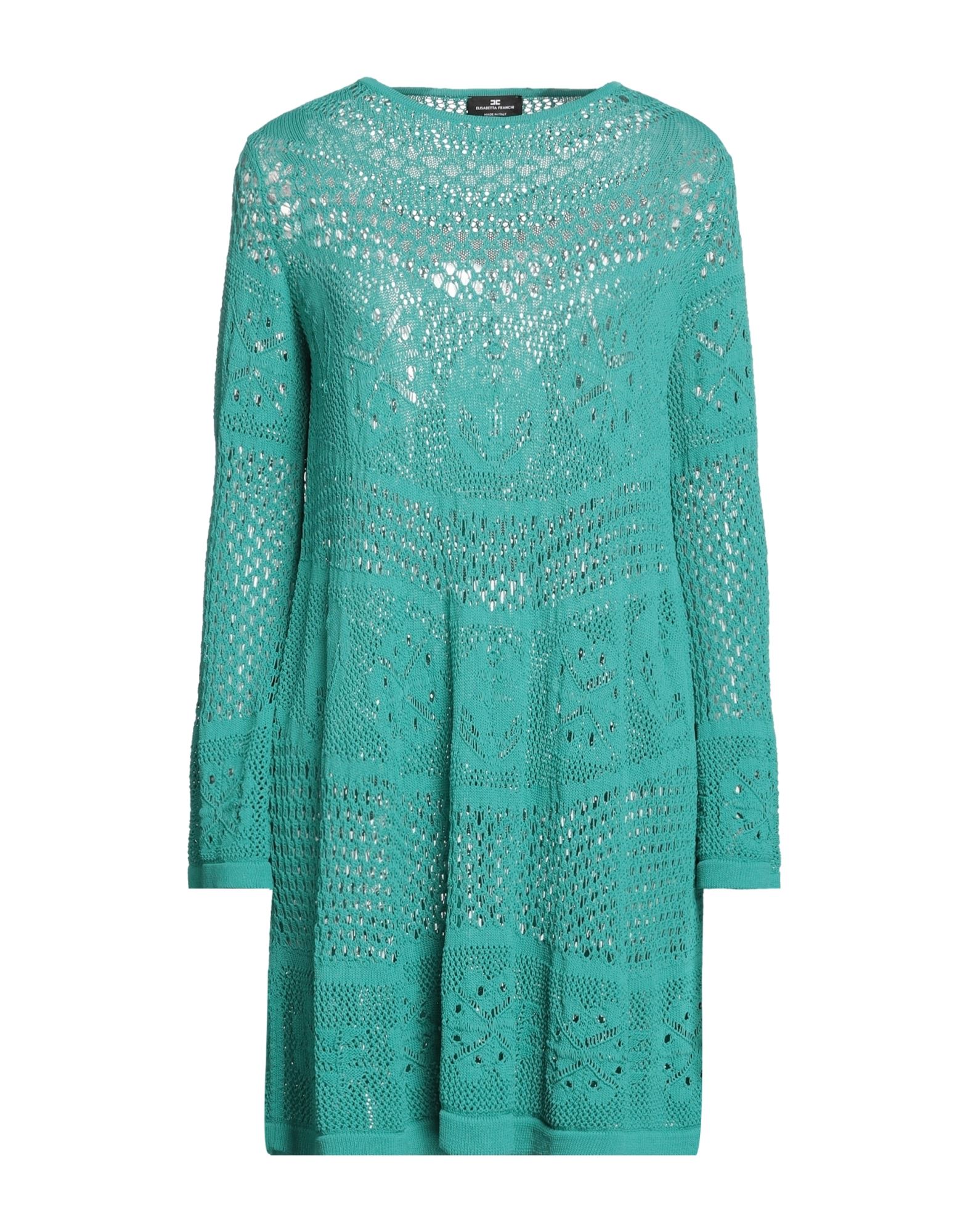 Elisabetta Franchi Short Dresses In Green