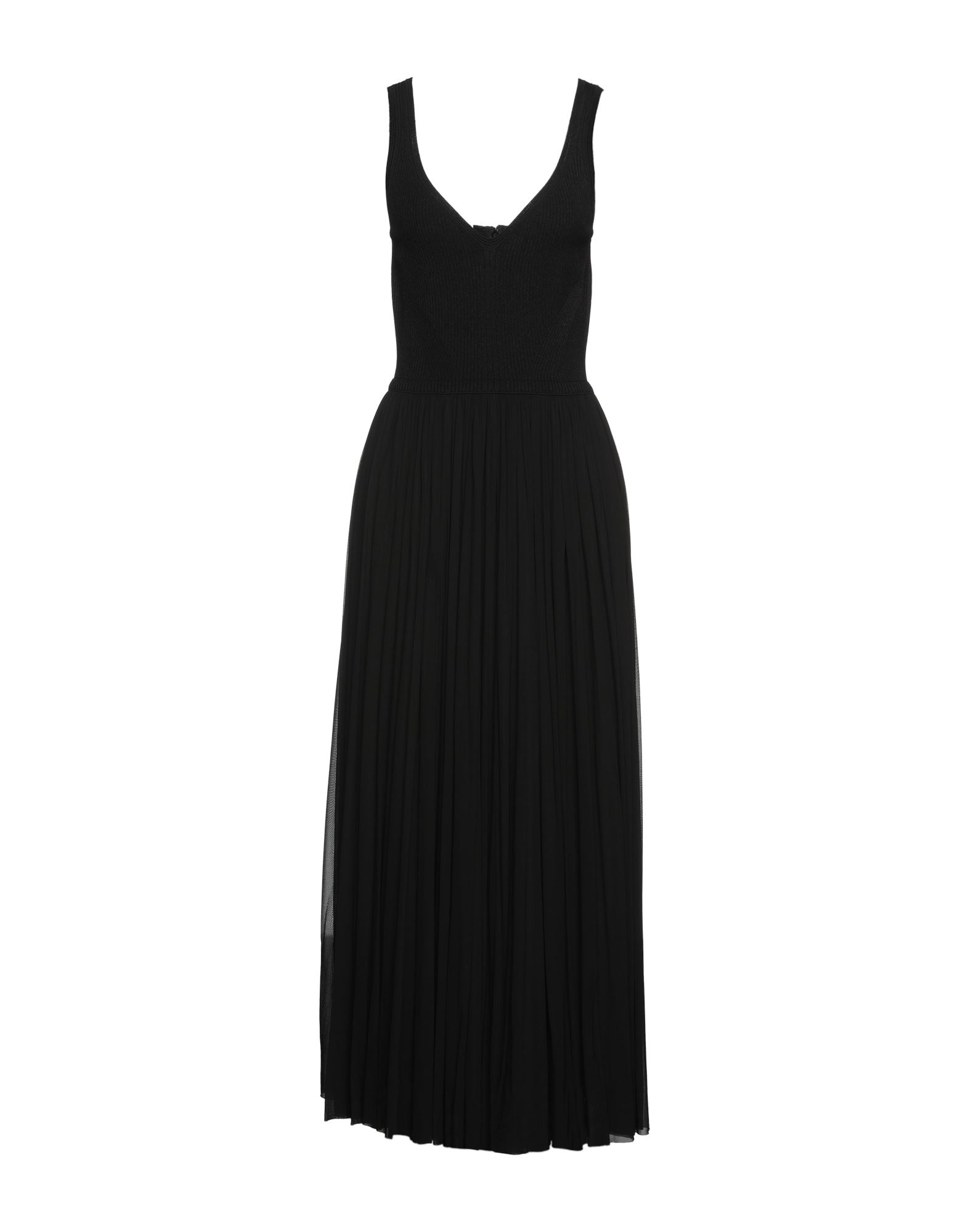 Alexander Mcqueen Long Dresses In Black