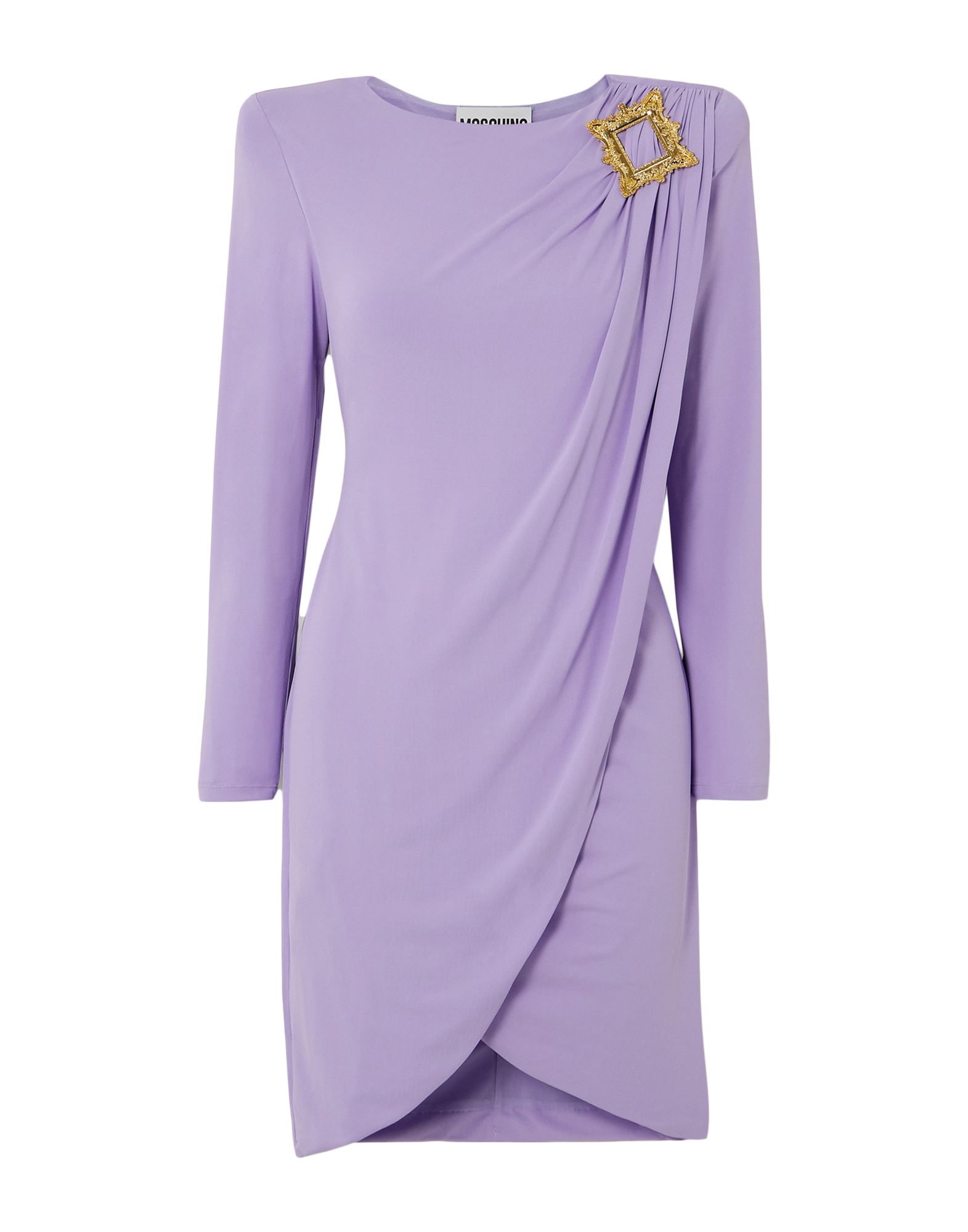 Moschino Short Dresses In Lilac