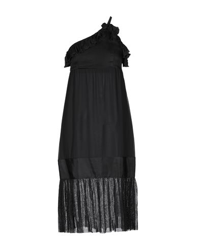 Woman Maxi dress Black Size 6 Polyester