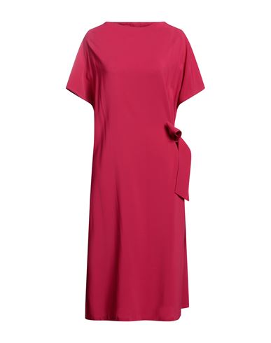 Liviana Conti Woman Midi Dress Fuchsia Size 4 Viscose, Elastane In Pink