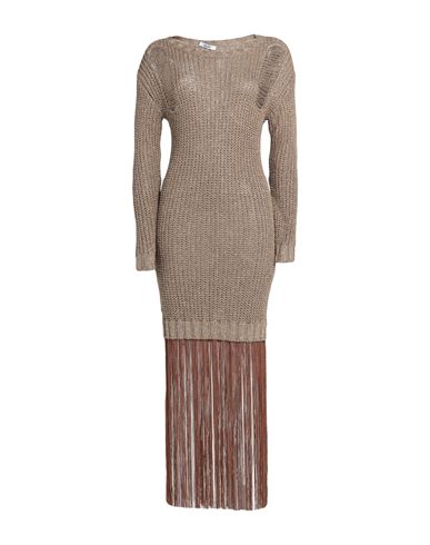 Jijil Woman Mini Dress Sand Size 4 Viscose, Polyester In Beige