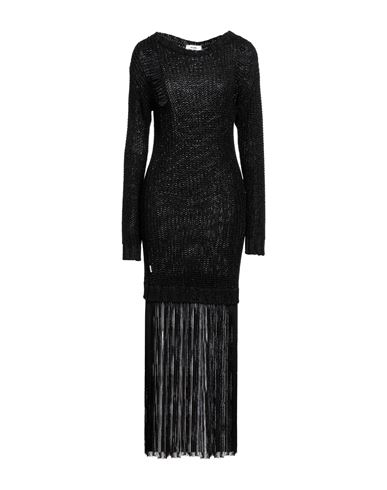 Jijil Woman Mini Dress Black Size 10 Viscose, Polyester
