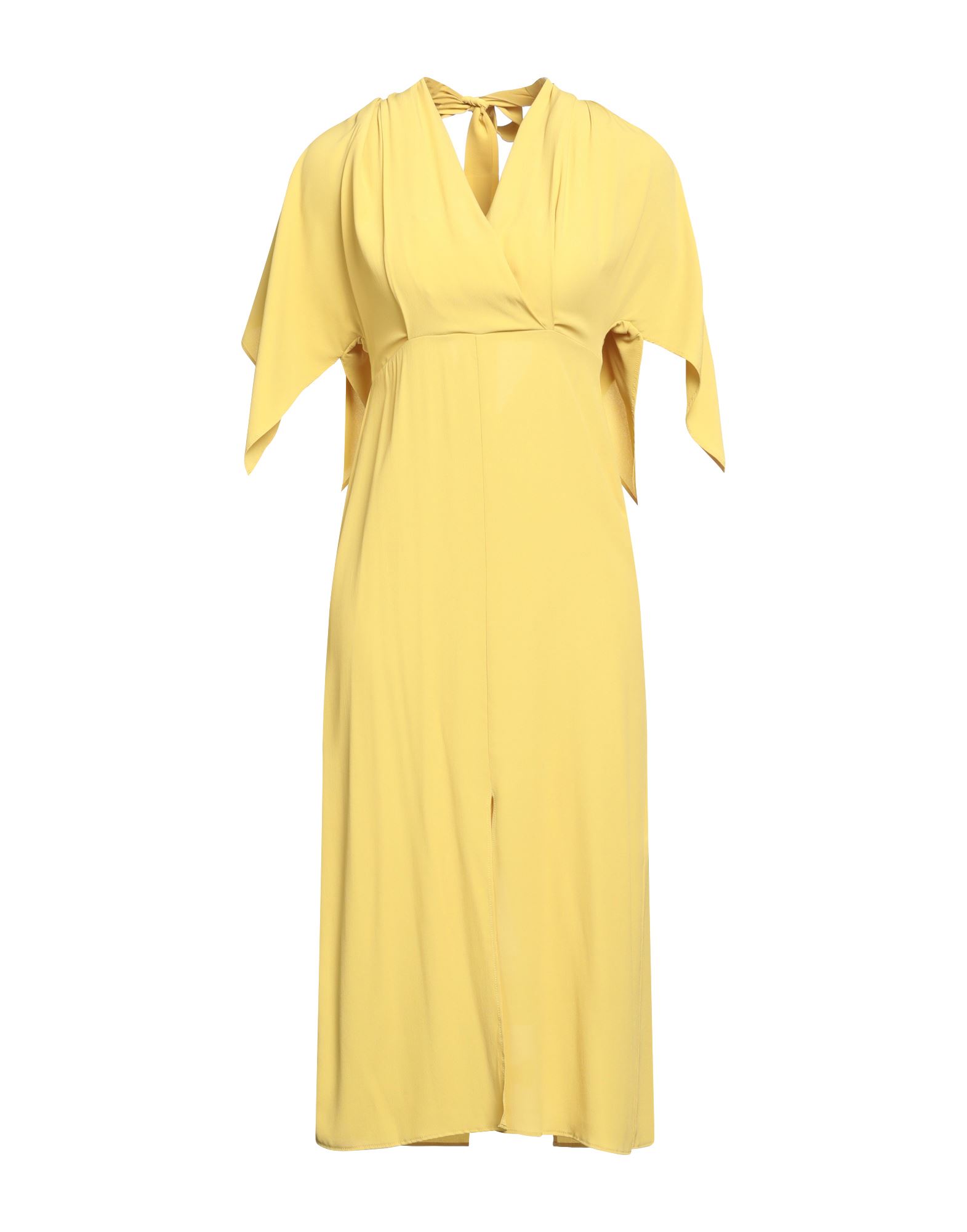 Semicouture Midi Dresses In Yellow