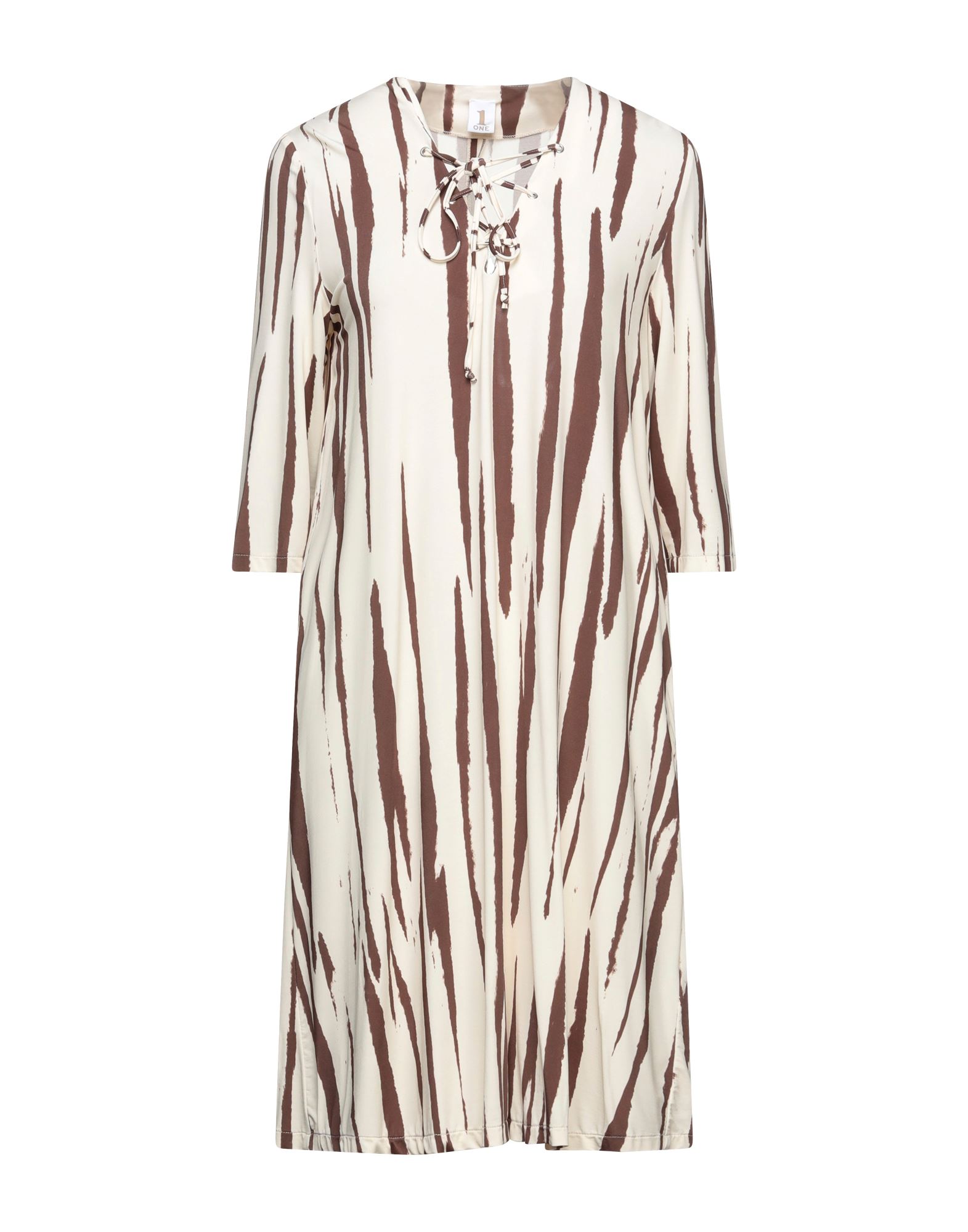 1-one Midi Dresses In Ivory