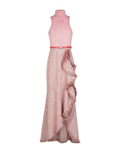 Elisabetta Franchi Woman Midi Dress Pink Size 4 Cotton, Viscose, Polyester, Acrylic