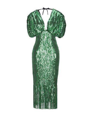 Midi-Kleid Damen Grün 38 Damen