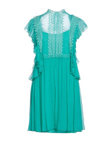 Alberta Ferretti Woman Mini Dress Light Green Size 4 Acetate, Elastane