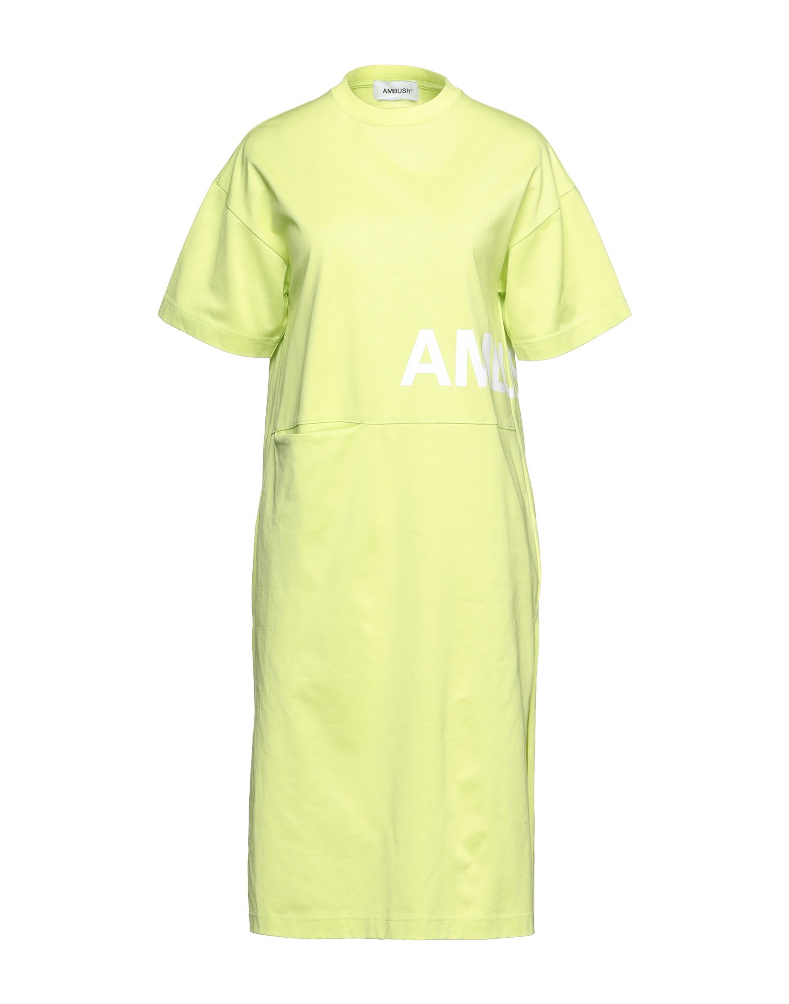 Ambush Knee-length Dresses In Acid Green
