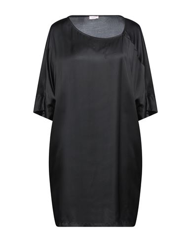 Shop Rossopuro Woman Mini Dress Black Size Xs Viscose