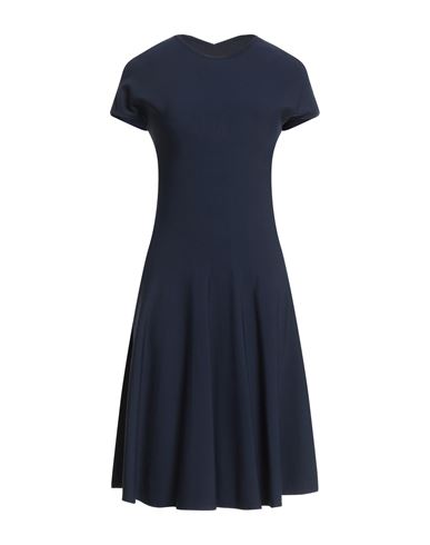 Alaïa Woman Midi Dress Midnight Blue Size 8 Viscose, Polyester