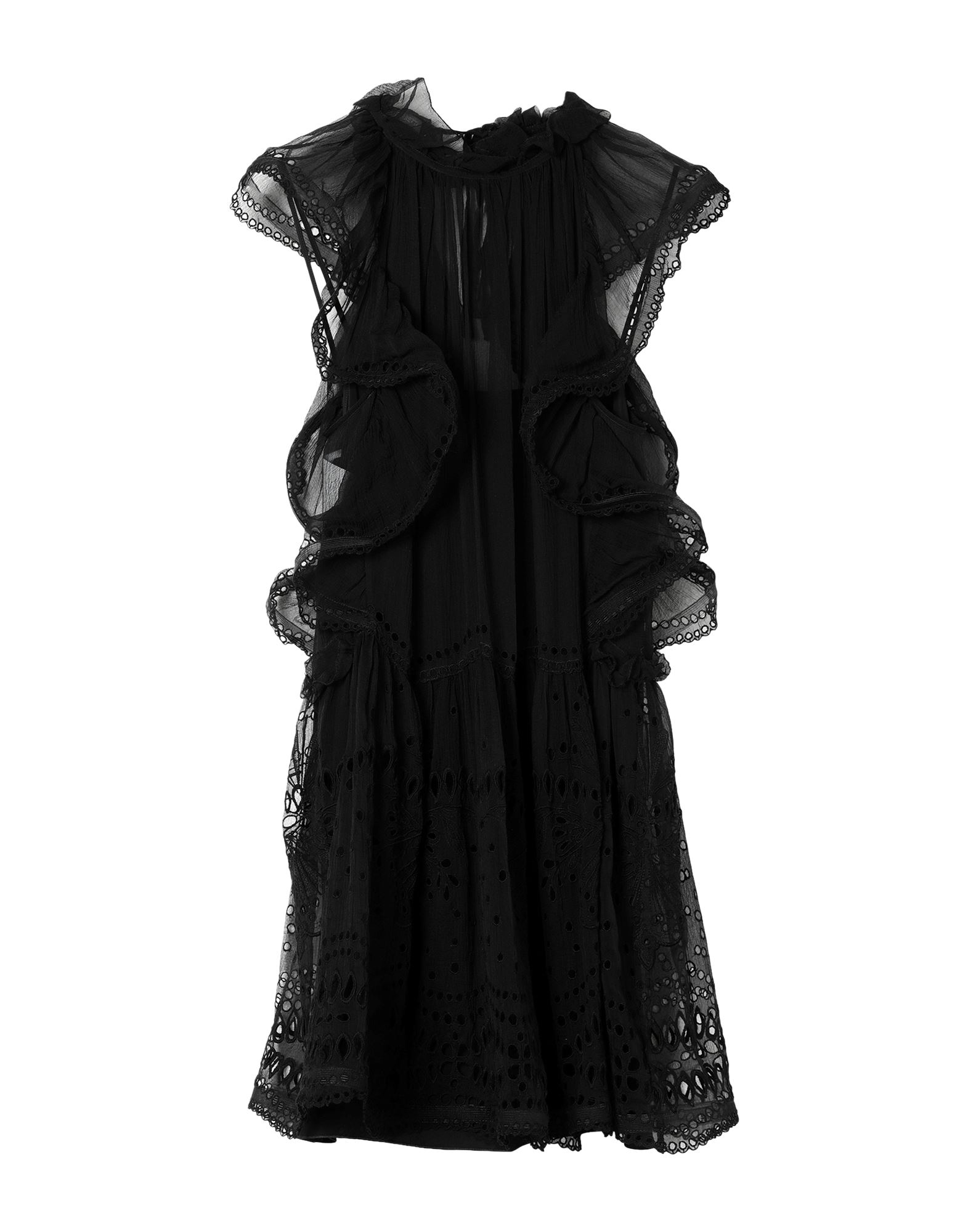 Alberta Ferretti Short Dresses In Black