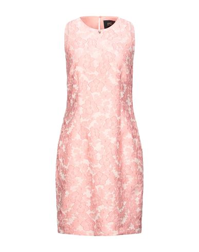 Cavalli Class Woman Mini Dress Pink Size 12 Polyester, Polyamide, Elastane