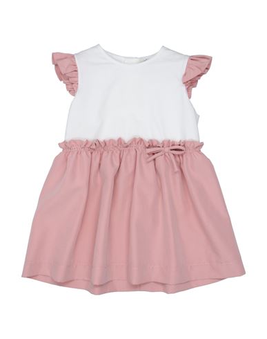 Aletta Newborn Girl Baby Dress Pastel Pink Size 3 Tencel, Cotton, Polyester, Elastane