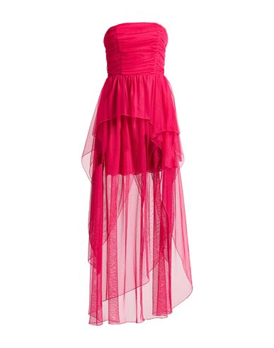 Odi Et Amo Woman Maxi Dress Fuchsia Size 8 Polyester In Pink