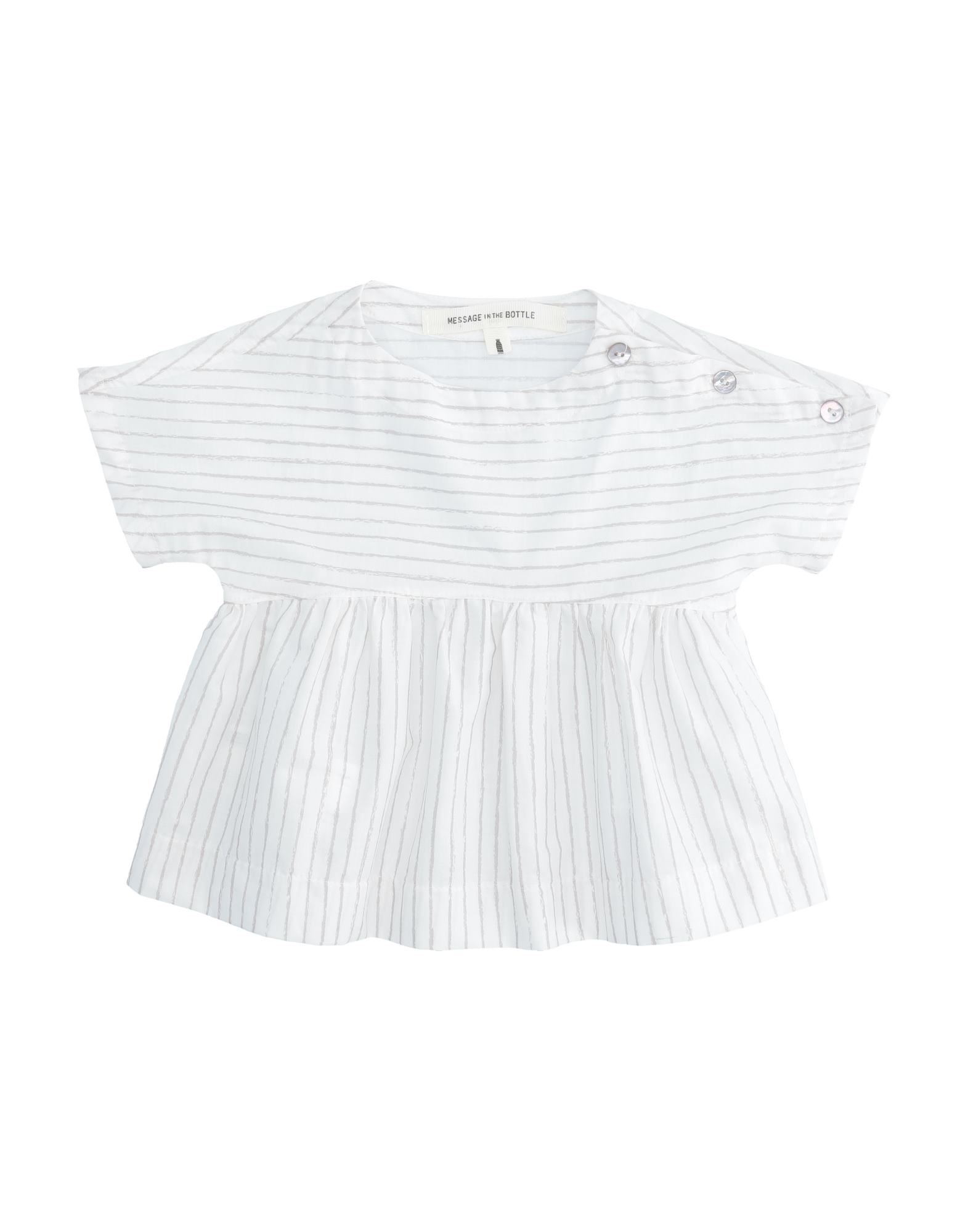 Message In The Bottle Kids' Blouses In White