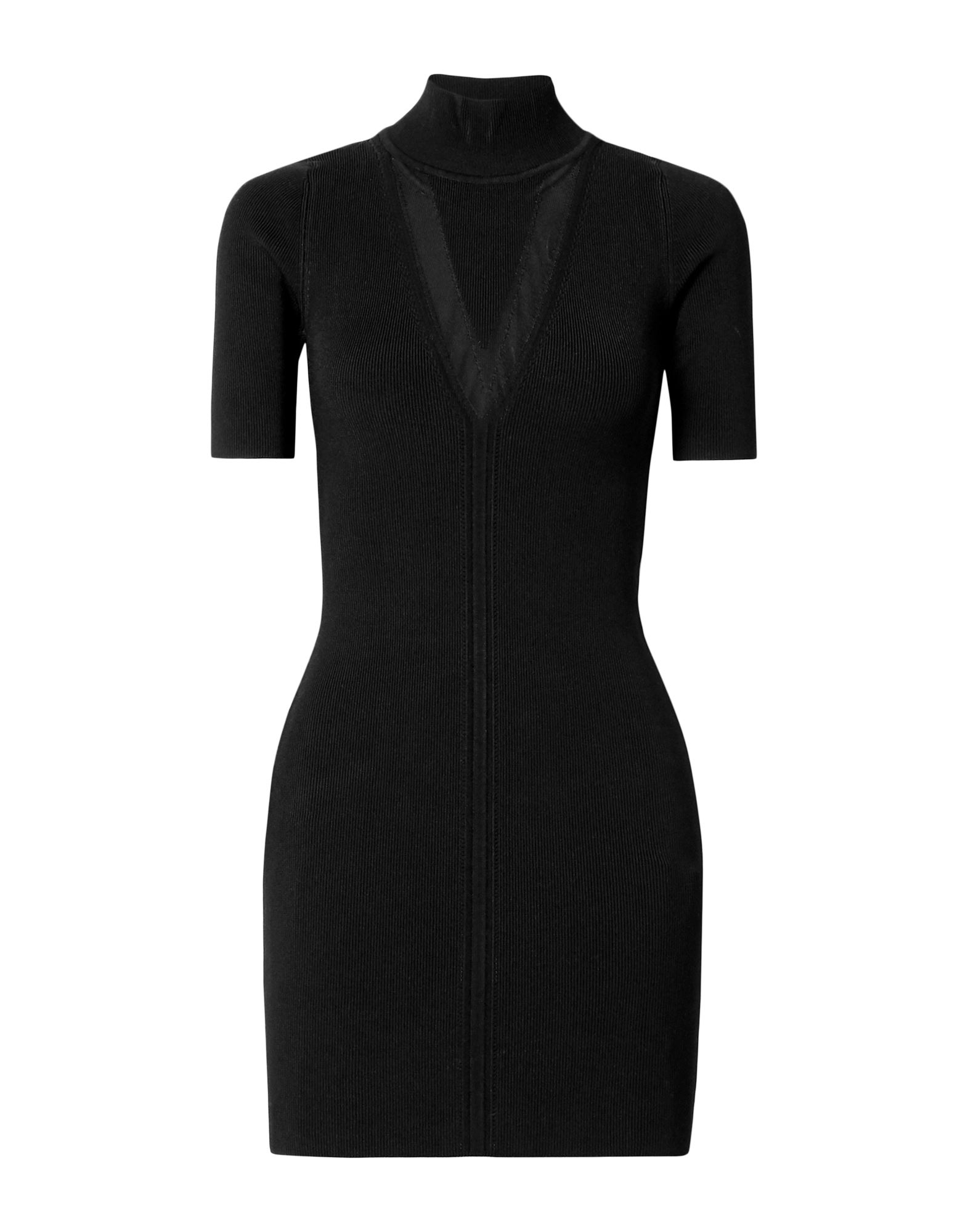 《セール開催中》CUSHNIE レディース ミニワンピース＆ドレス ブラック XS レーヨン 83% / ポリエーテル 17%