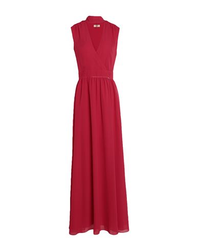 Liu •jo Woman Maxi Dress Garnet Size 2 Polyester In Red