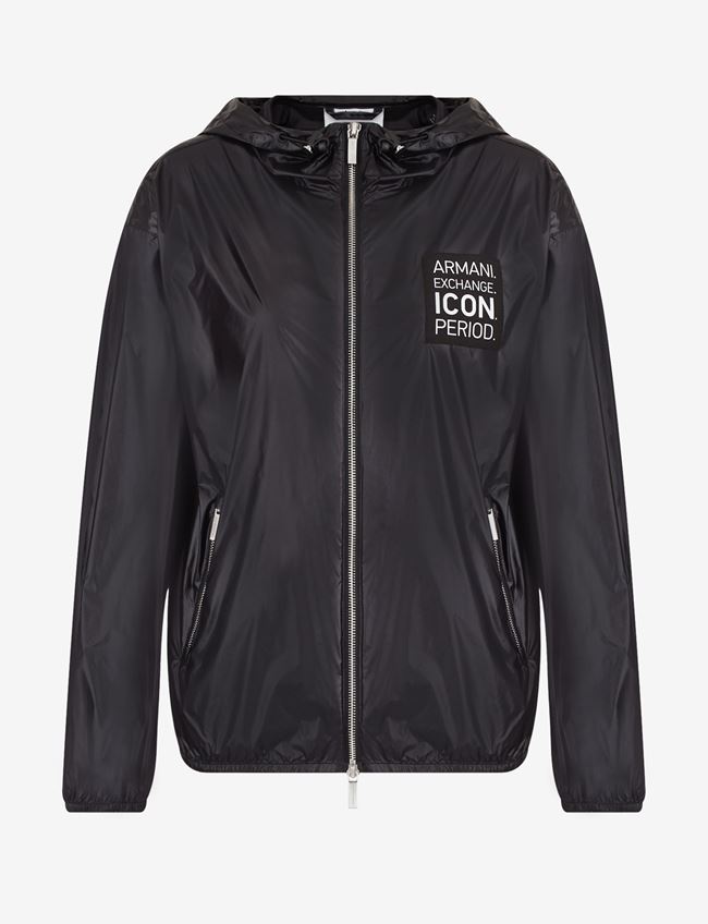 Armani Exchange Blouson Nero Poliammide