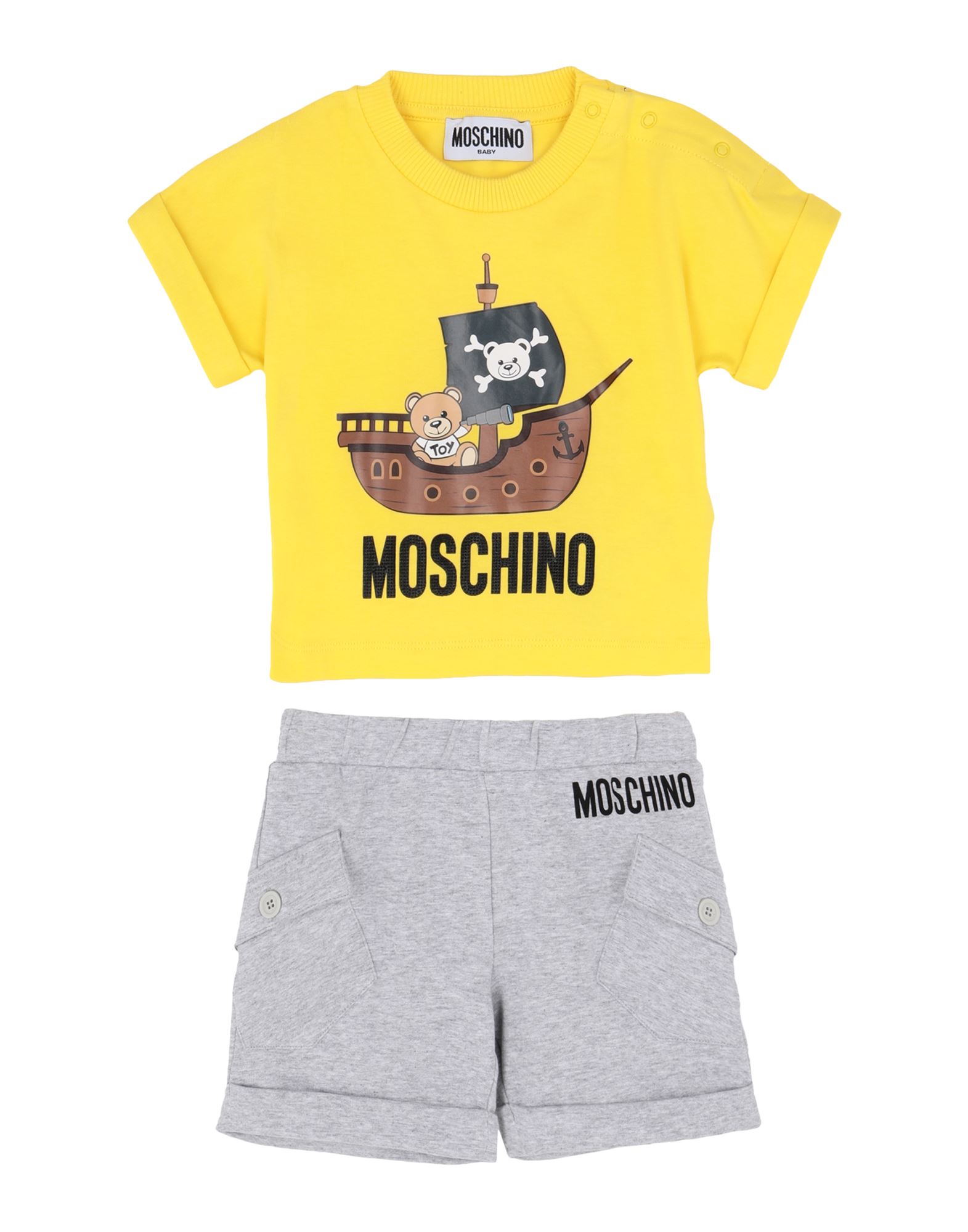Moschino Baby Sets In Yellow