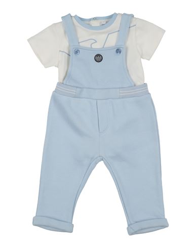 Emporio Armani Newborn Boy Baby Jumpsuits & Overalls Sky Blue Size 3 Viscose, Cotton