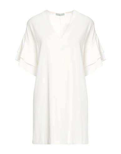 Fly Girl Woman Mini Dress White Size L Polyester, Elastane