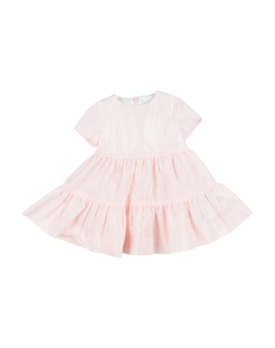 Le Petit Coco Newborn Girl Baby Dress Light Pink Size 3 Acetate, Polyester