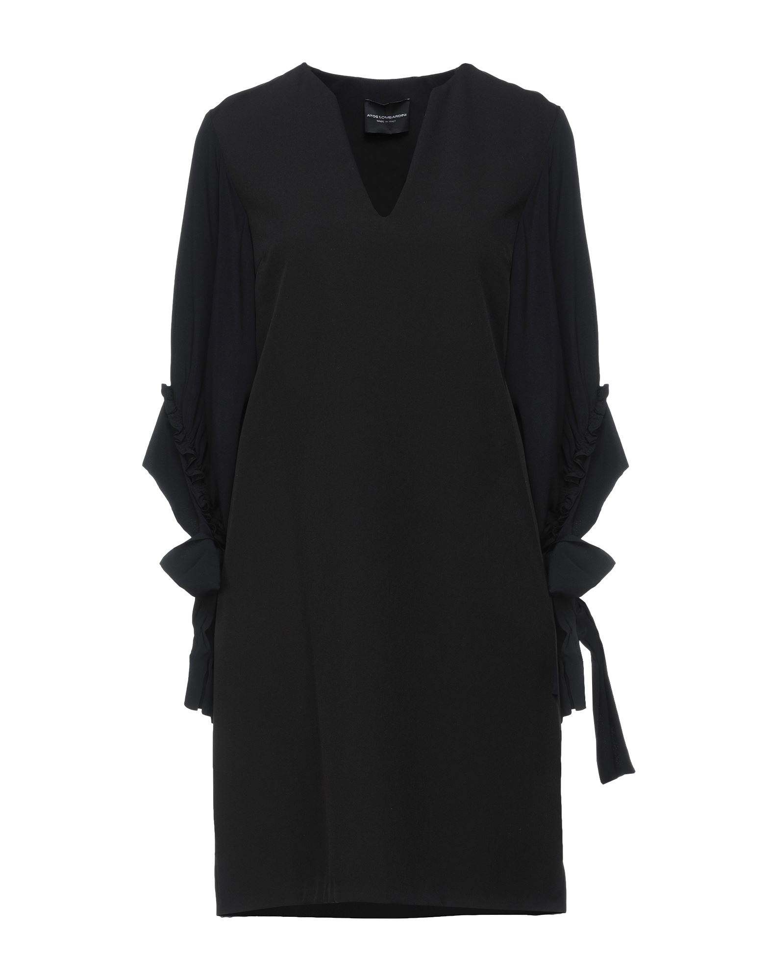 Atos Lombardini Short Dresses In Black
