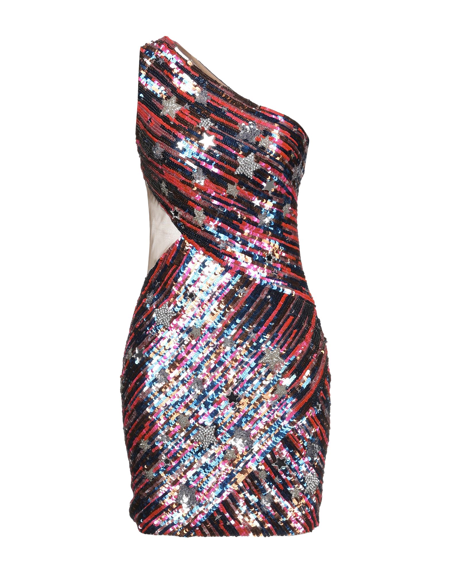 Elisabetta Franchi Short Dresses In Garnet