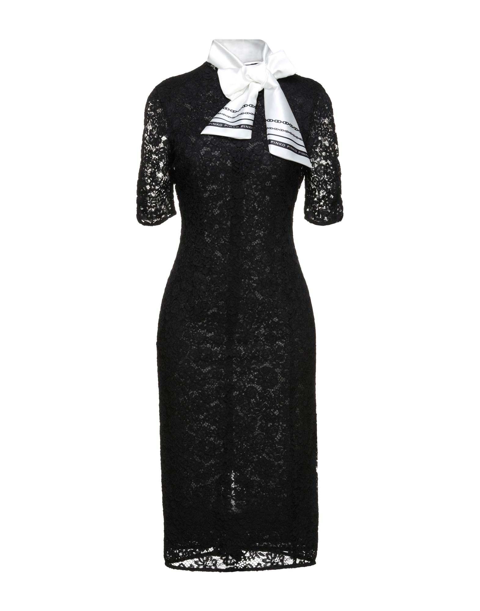 Pinko Midi Dresses In Black | ModeSens