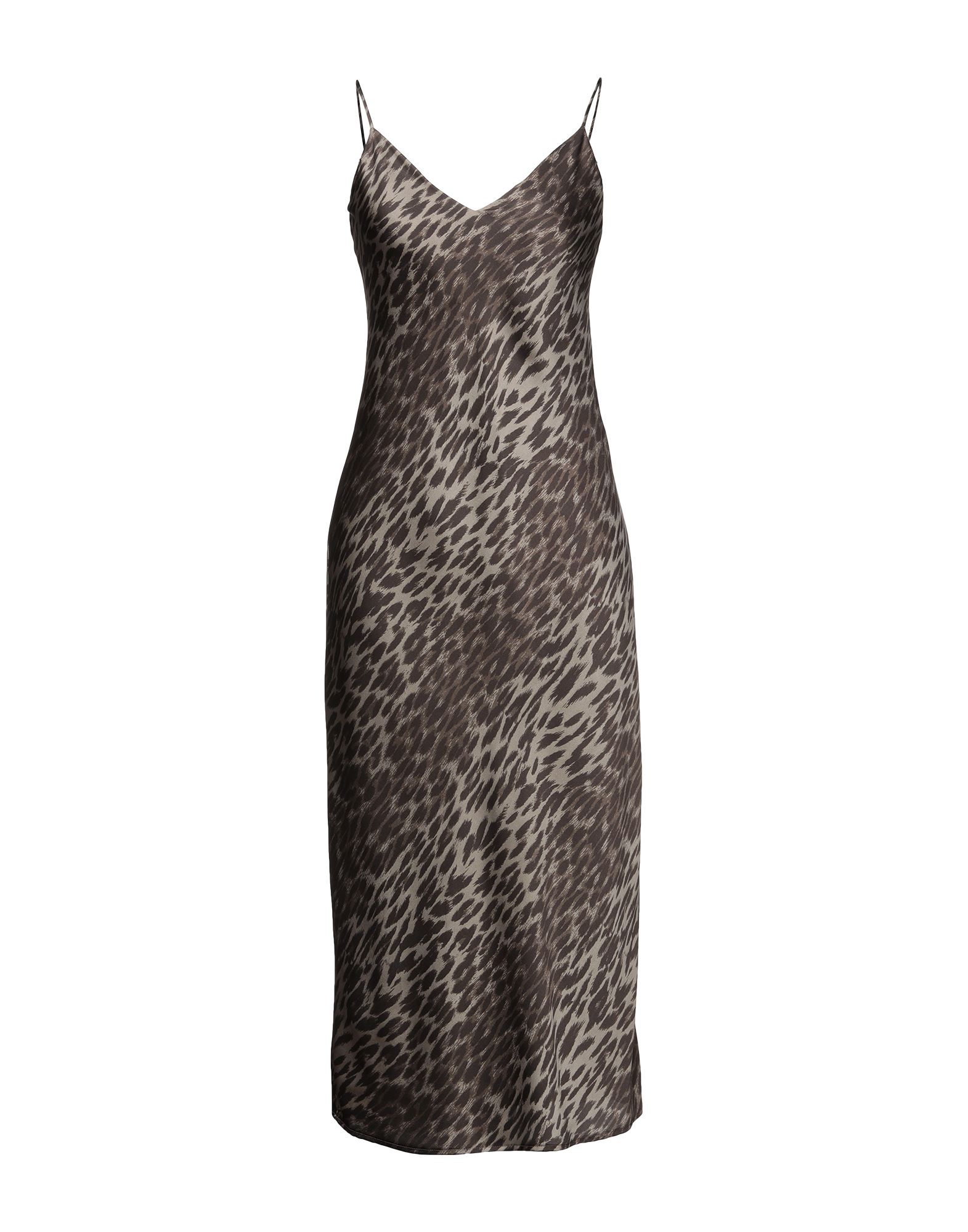 Guess Midi Dresses In Khaki ModeSens