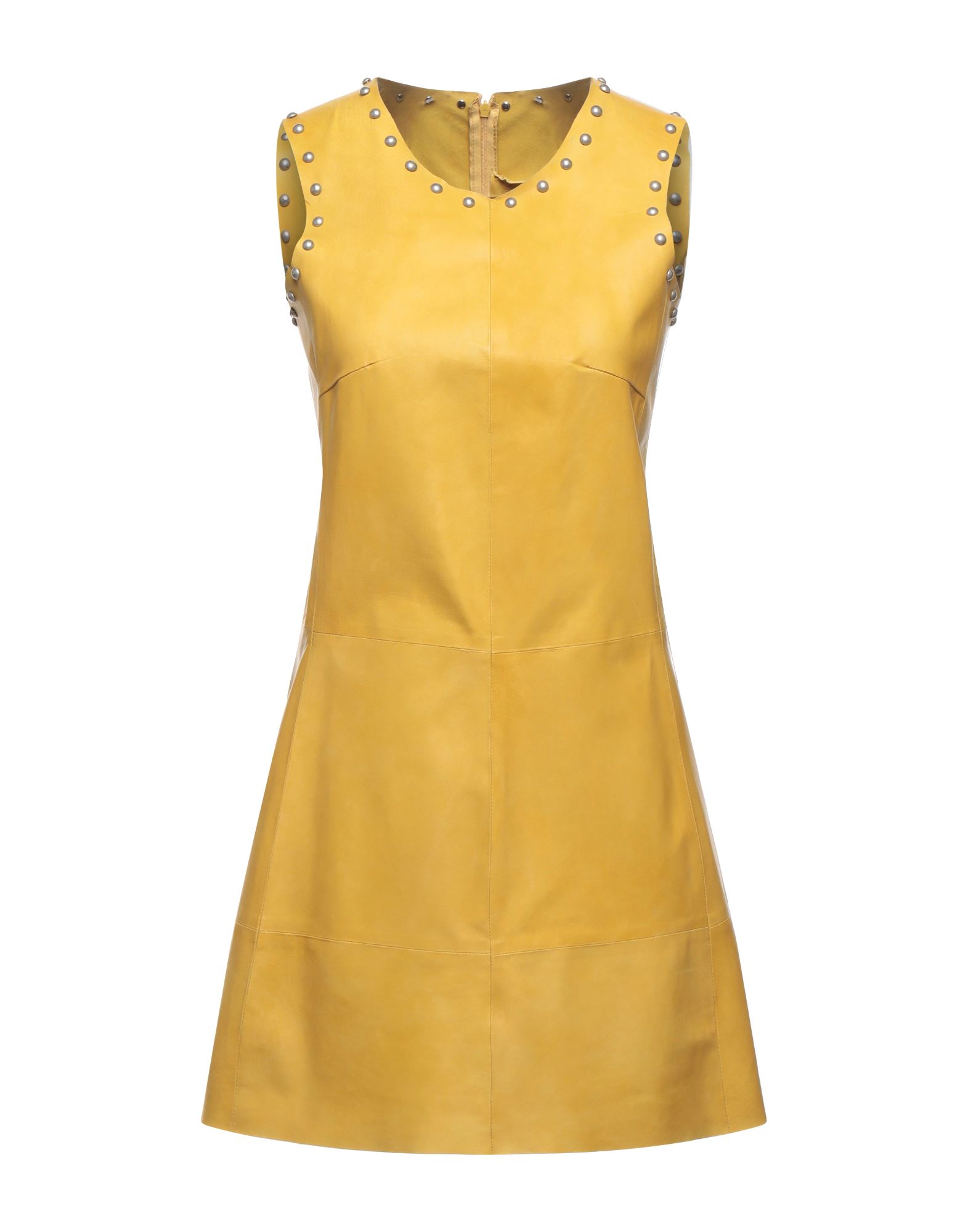 Masterpelle Short Dresses In Yellow