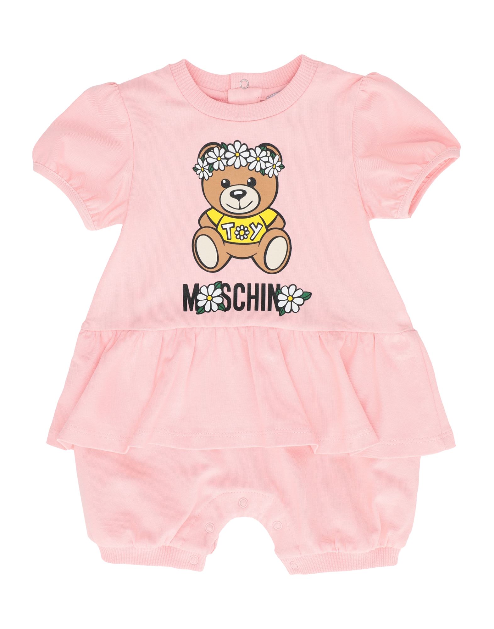 Moschino Baby Babies' One-pieces In Pink