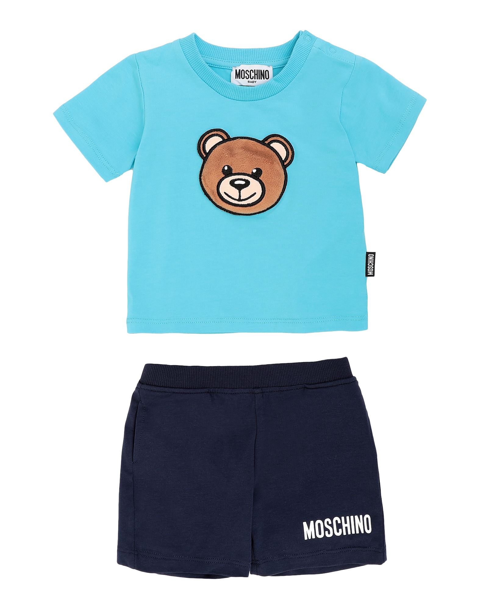 Moschino Baby Sets In Sky Blue