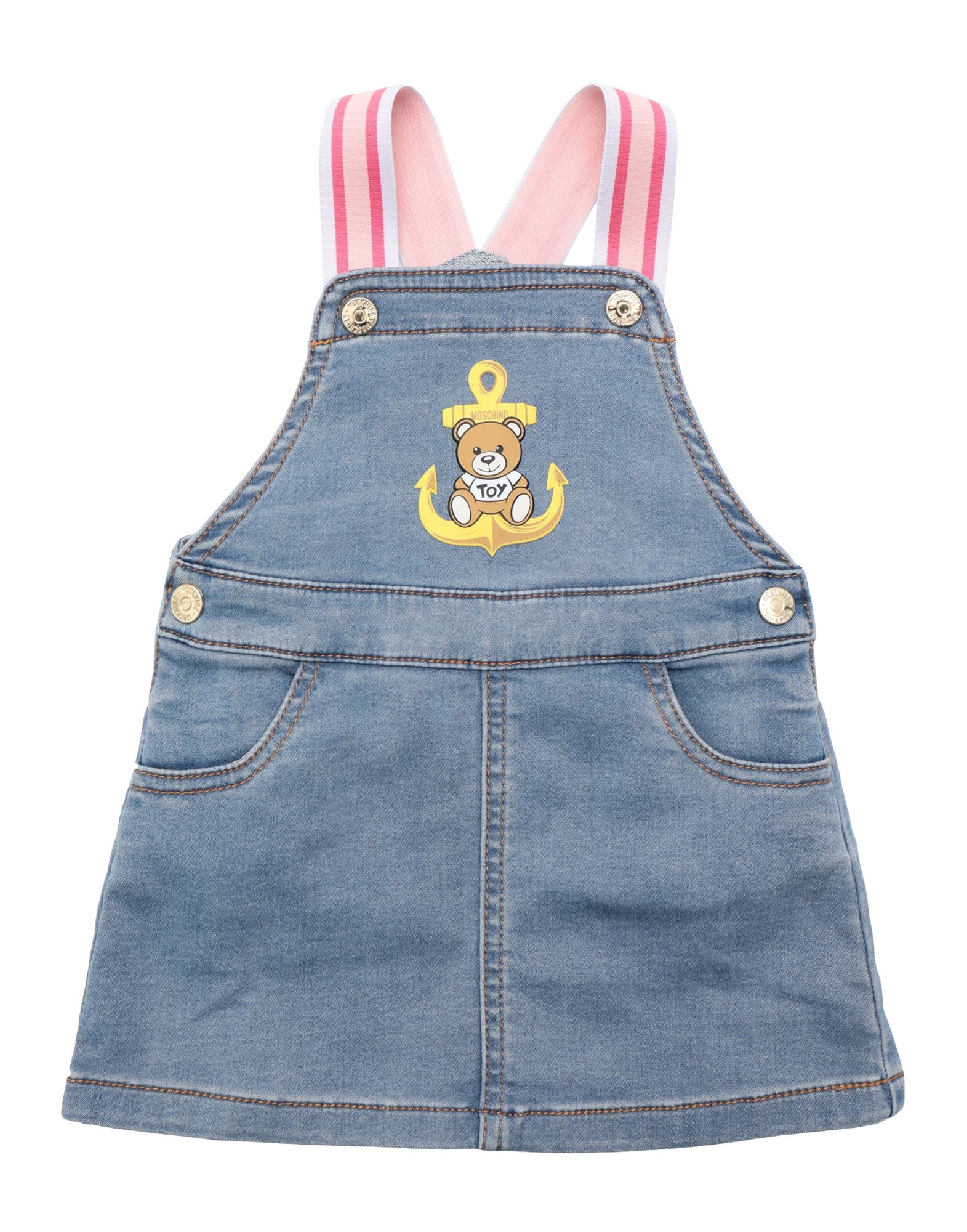 Moschino Baby Baby Overalls In Blue