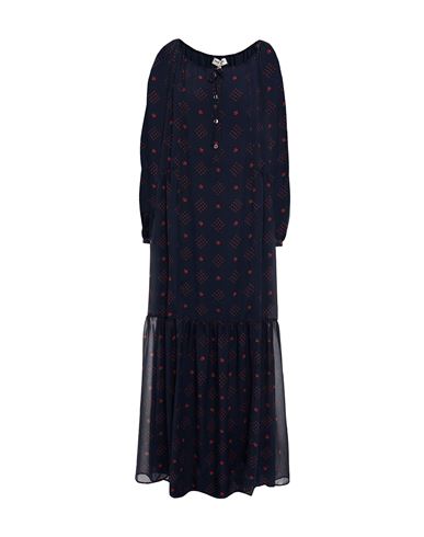 Paul & Joe Woman Long Dress Midnight Blue Size 8 Polyester