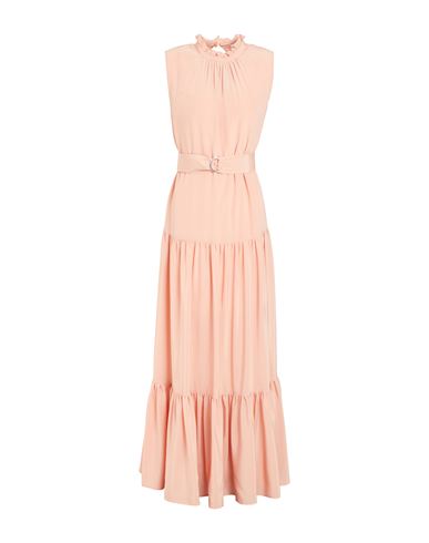 Shop M Missoni Woman Maxi Dress Salmon Pink Size 4 Silk