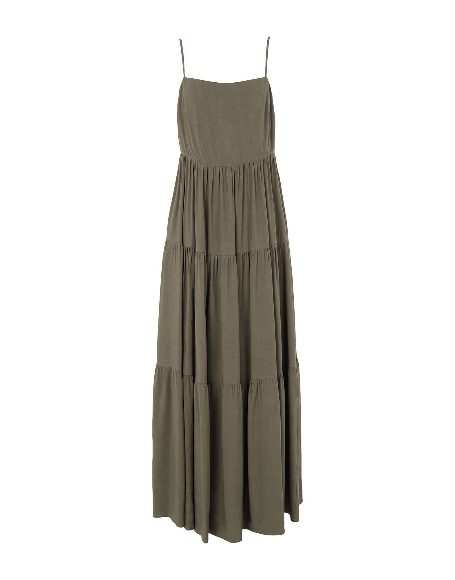 8 By Yoox Long Dresses In Green