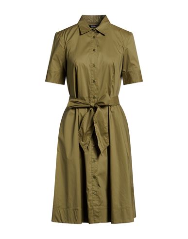 Vestido midi Mujer Verde militar 36,38,40 Mujer