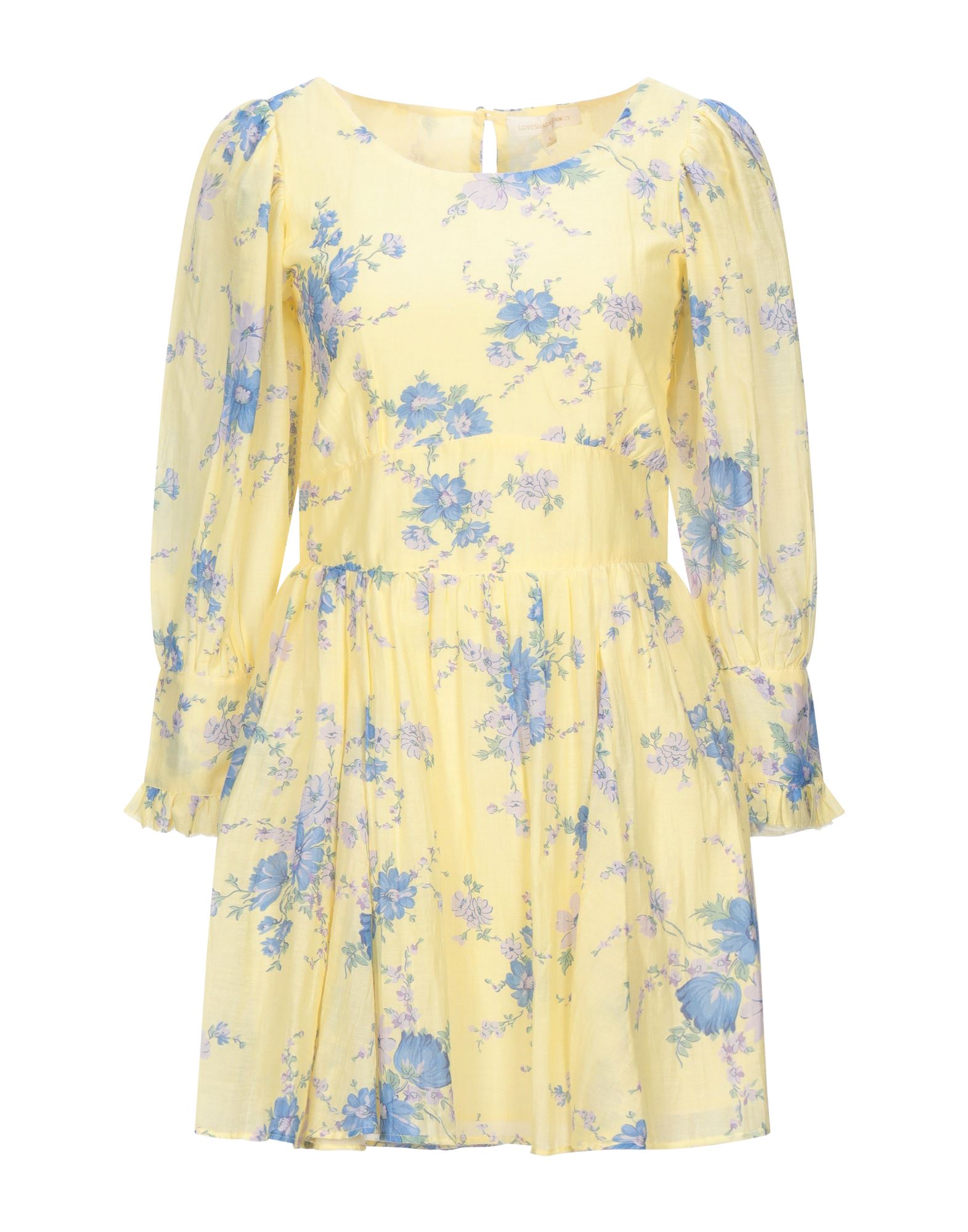Loveshackfancy Short Dresses In Light Yellow