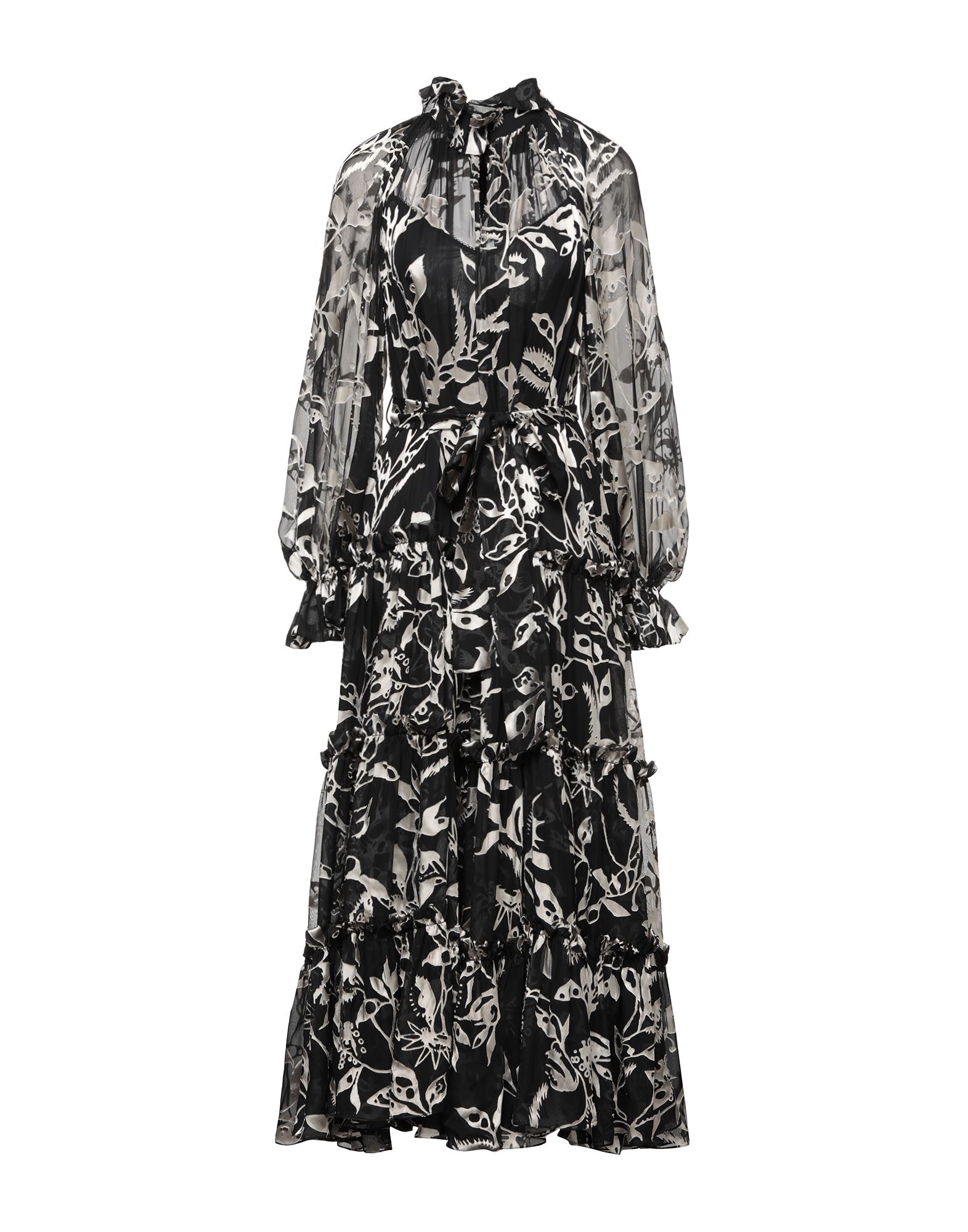 Zimmermann Midi Dresses In Black | ModeSens