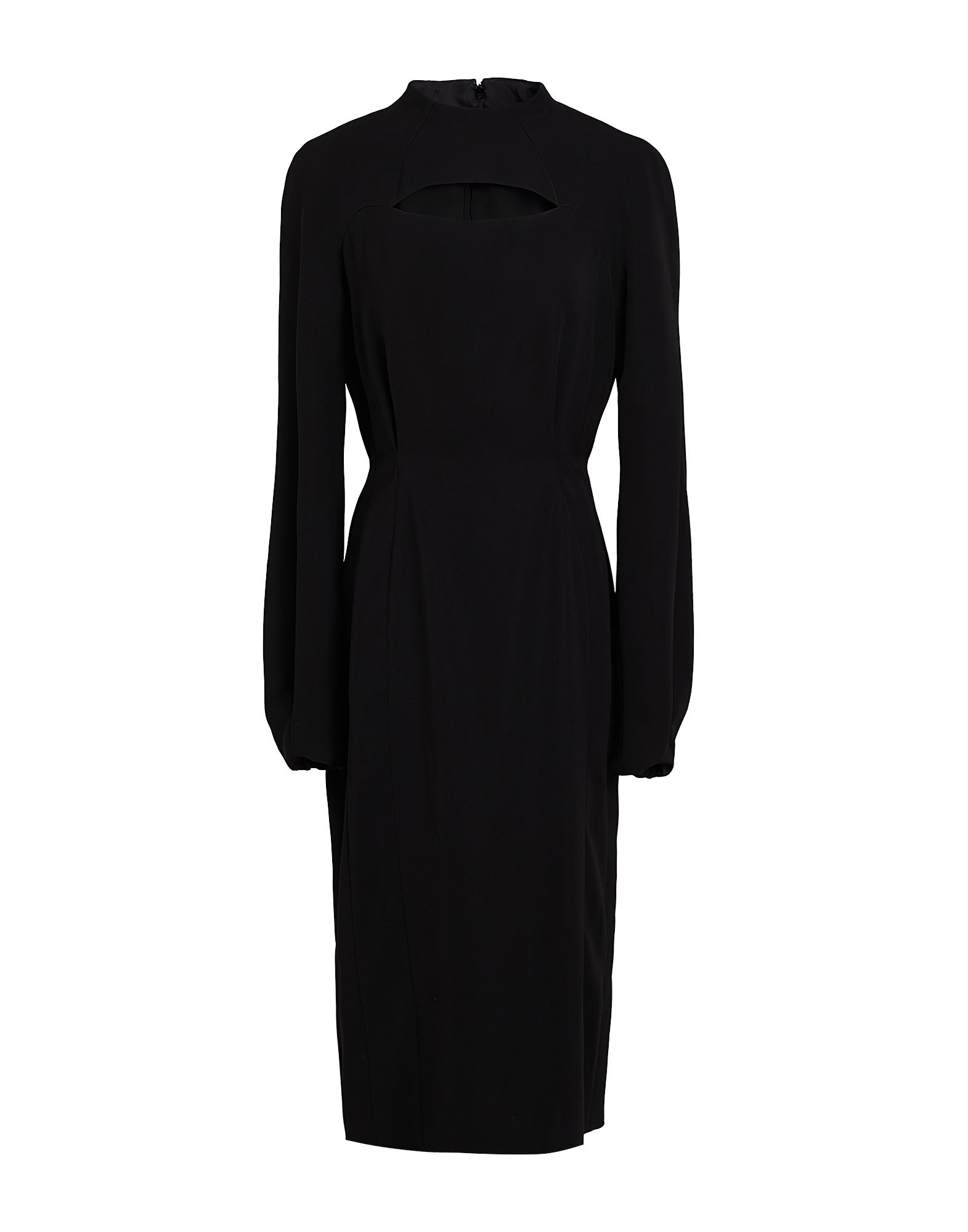 Versace Midi Dresses In Black