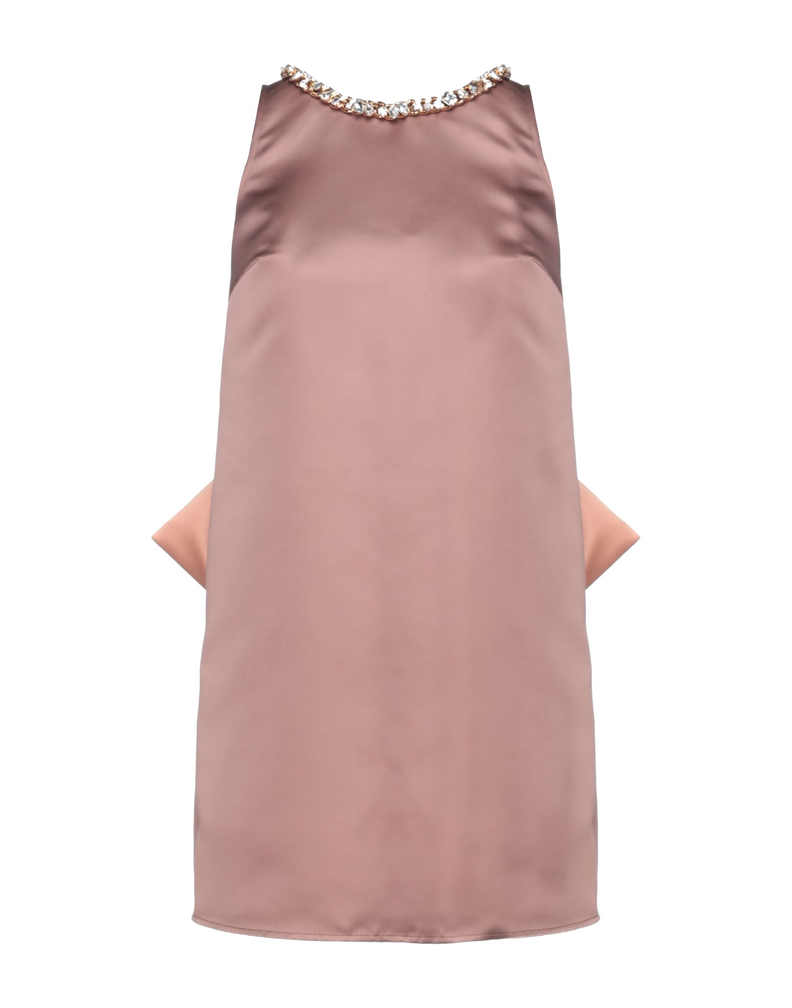 Elisabetta Franchi Short Dresses In Brown