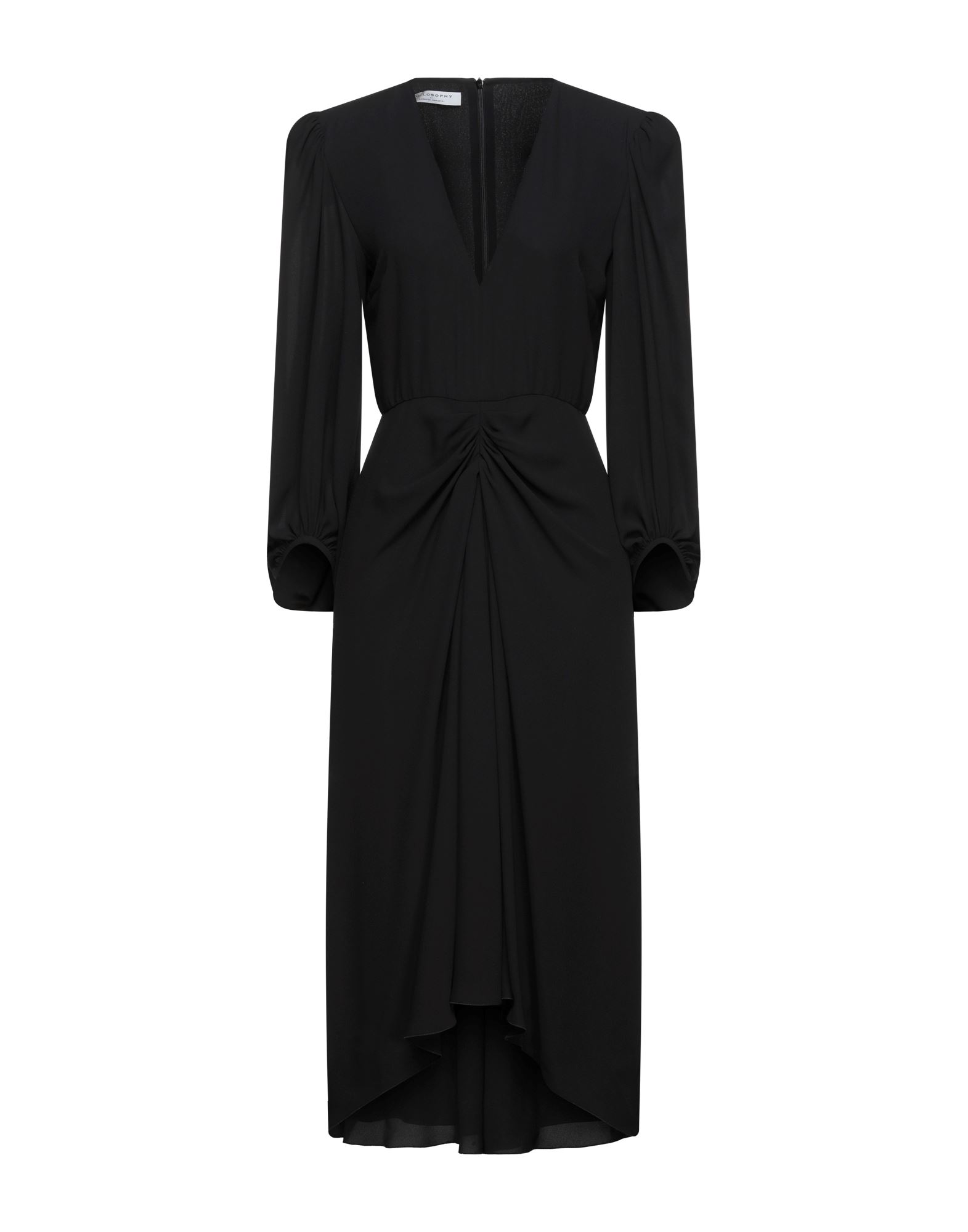 Philosophy Di Lorenzo Serafini Midi Dresses In Black