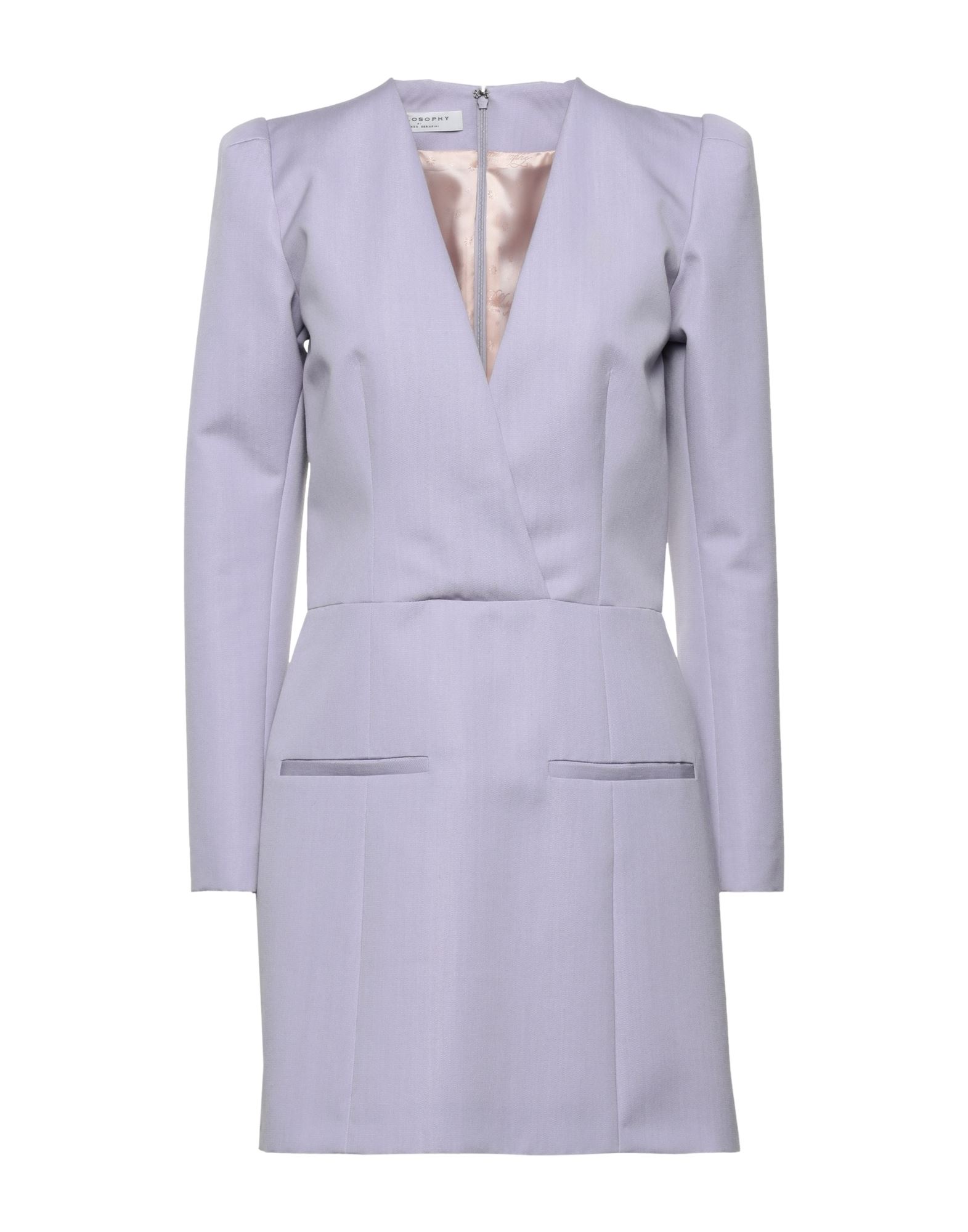 Philosophy Di Lorenzo Serafini Short Dresses In Lilac